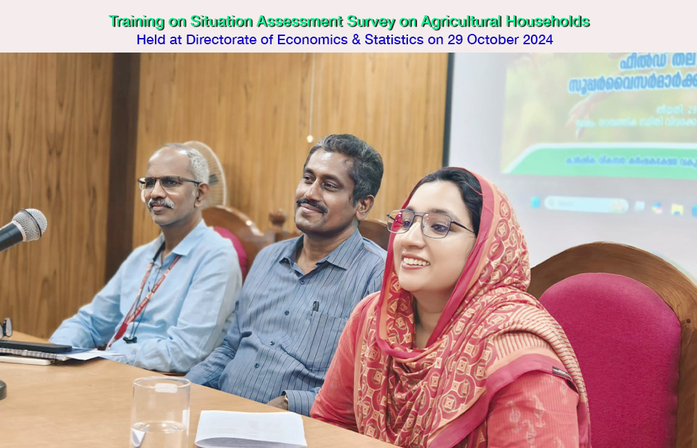 Training on Situation Assessment Survey held at directorate on 29-10-2024