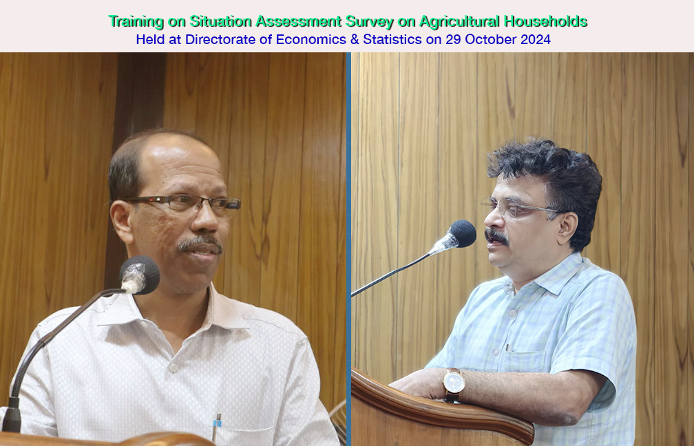 Training on Situation Assessment Survey held at directorate on 29-10-2024