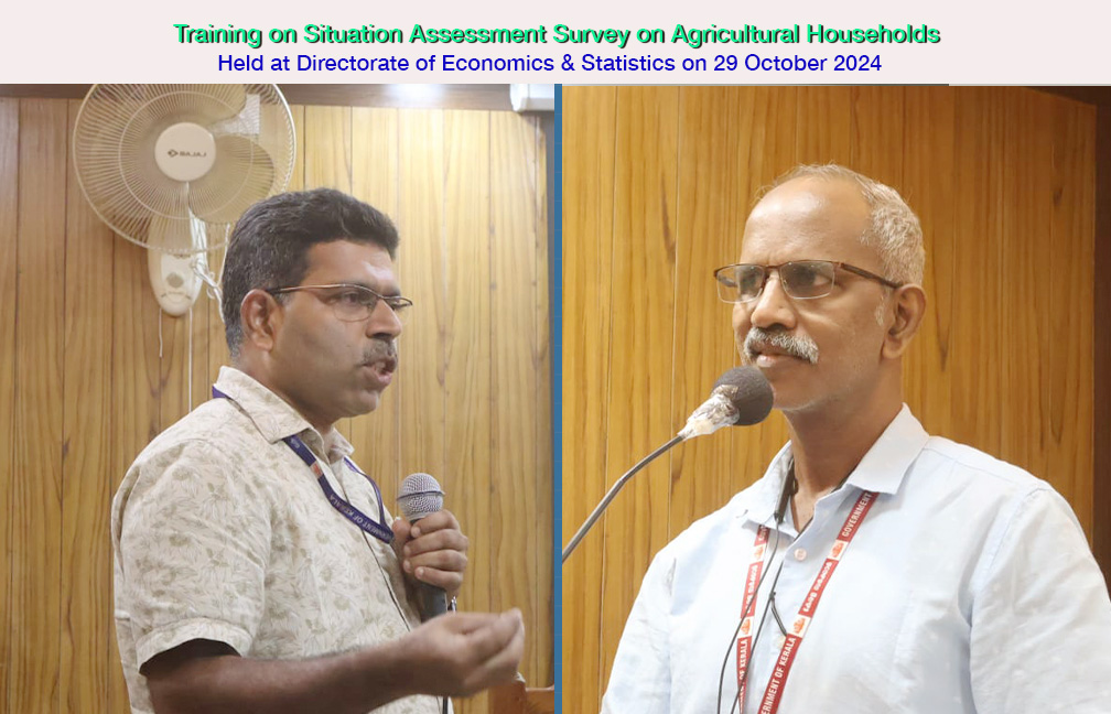 Training on Situation Assessment Survey held at directorate on 29-10-2024