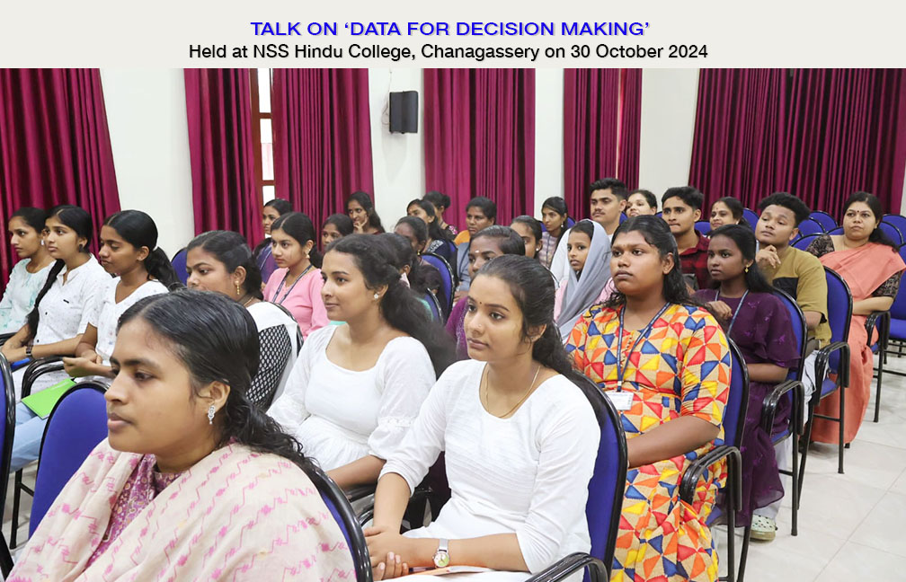 Orientation programme for college students held at NSS Hindu College, Chanagassery on 30-10-2024