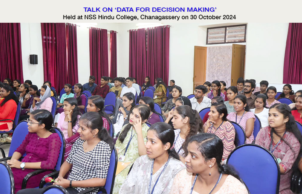 Orientation programme for college students held at NSS Hindu College, Chanagassery on 30-10-2024