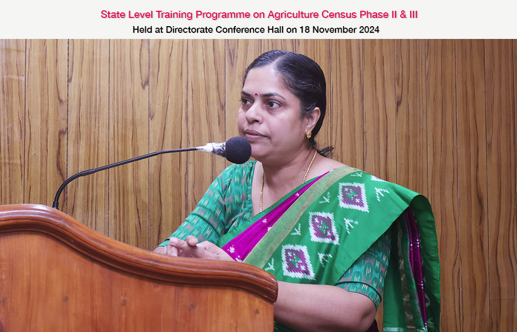 Agriculture Census Training 2024