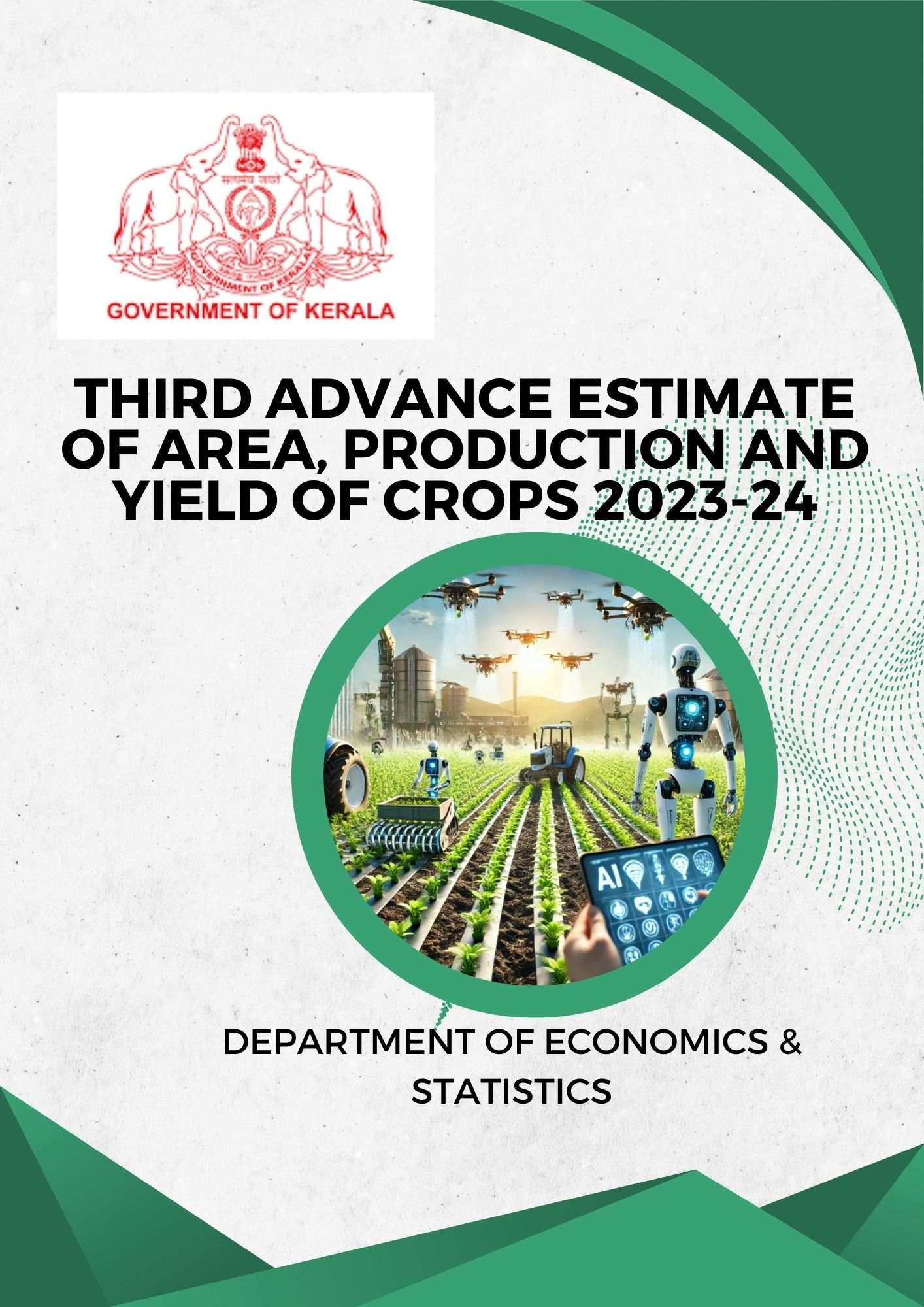 Third Advance estimate of area and production of crops 2023-24