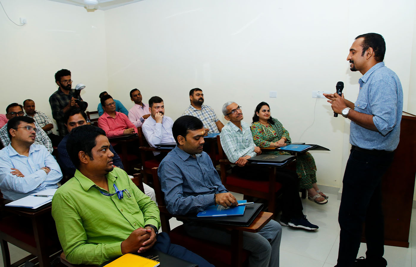 National level training for Senior Statistical Officers held at SASA, jointly organised by NSSTA and SASA. Classes begins with Dr. Anup Nair, Asociate Professor, BMC, Mavelikkara.