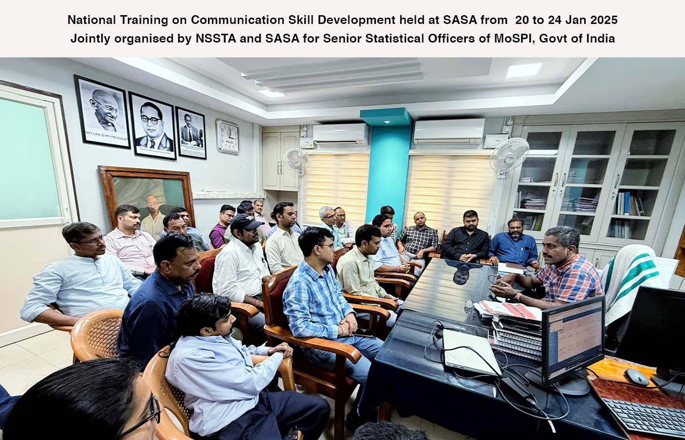 Visit of SSO trainees to the Directorate of DES on 21-01-2025.