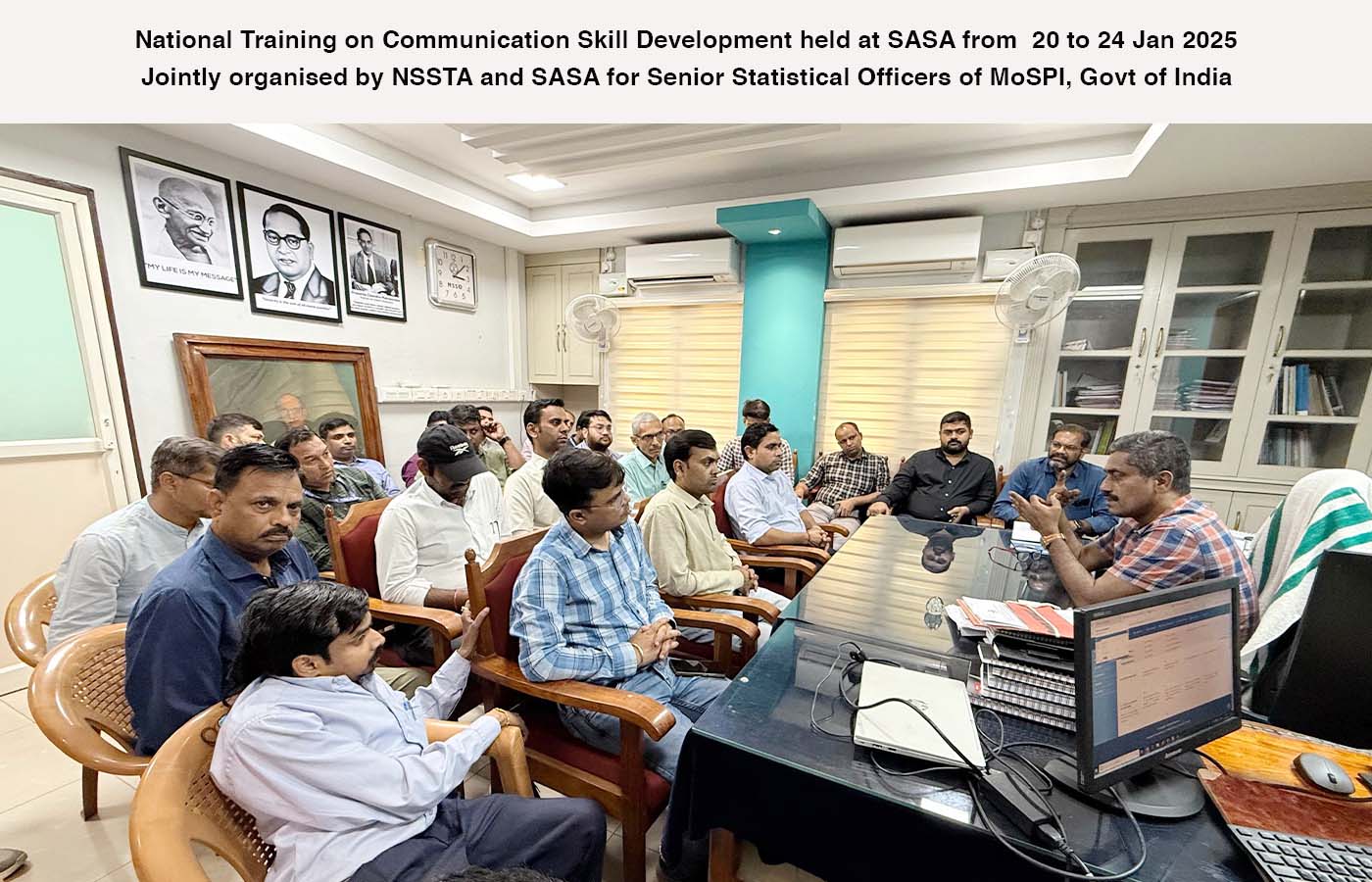 Visit of SSO trainees to the Directorate of DES on 21-01-2025.