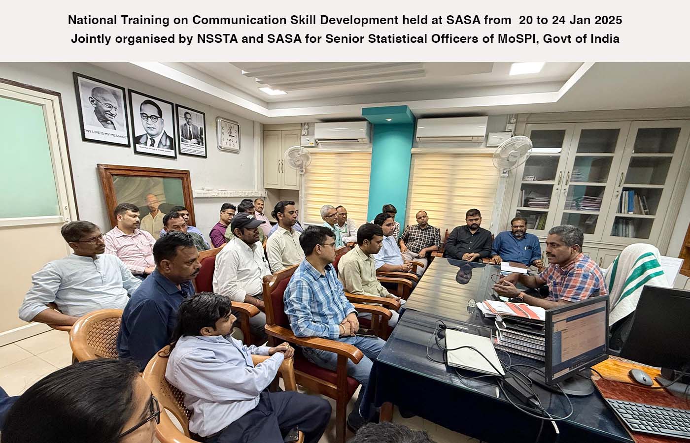 Visit of SSO trainees to the Directorate of DES on 21-01-2025.