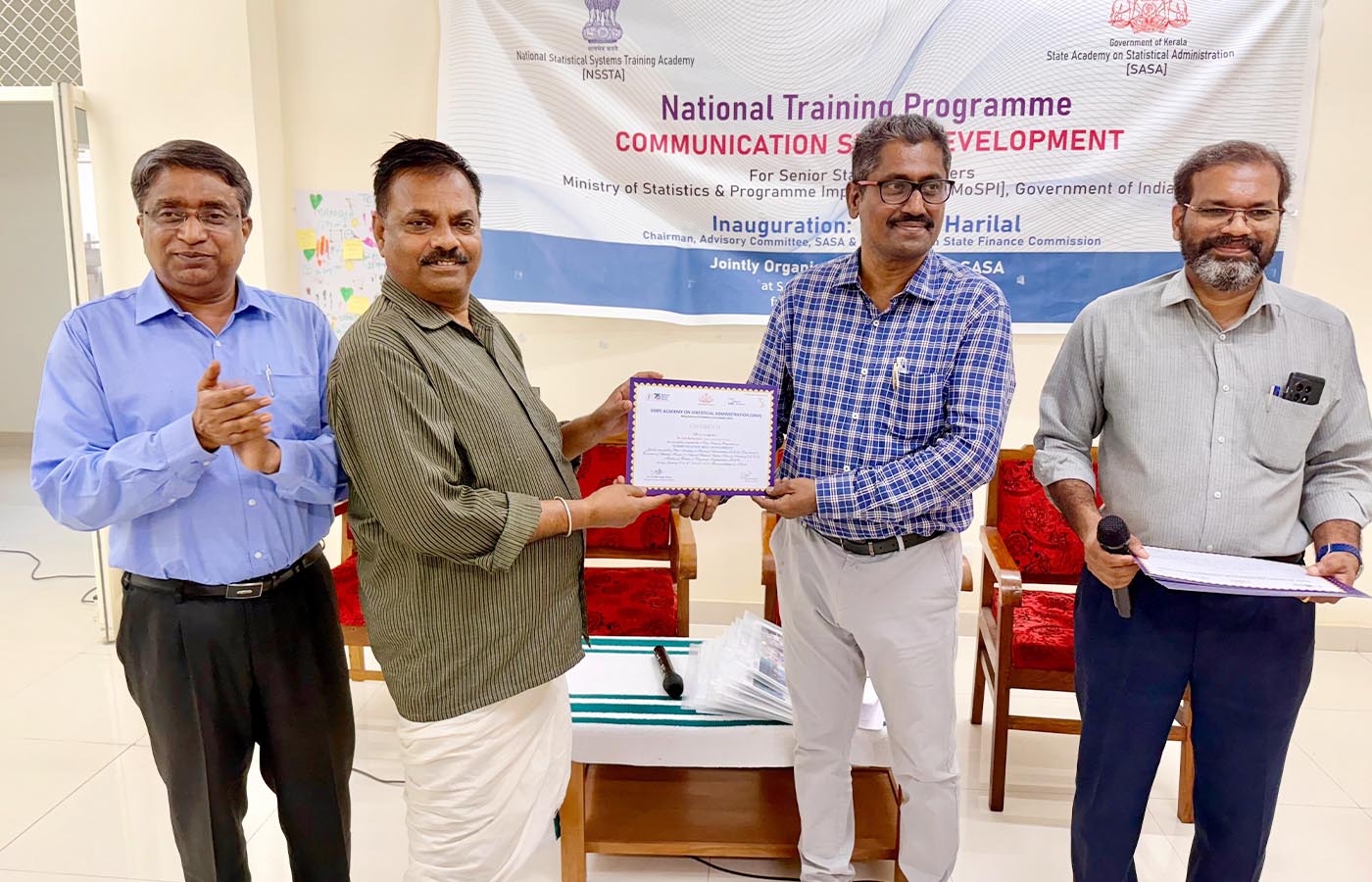 Valedictory function of training of SSOs held at SASA on 24-01-2025.