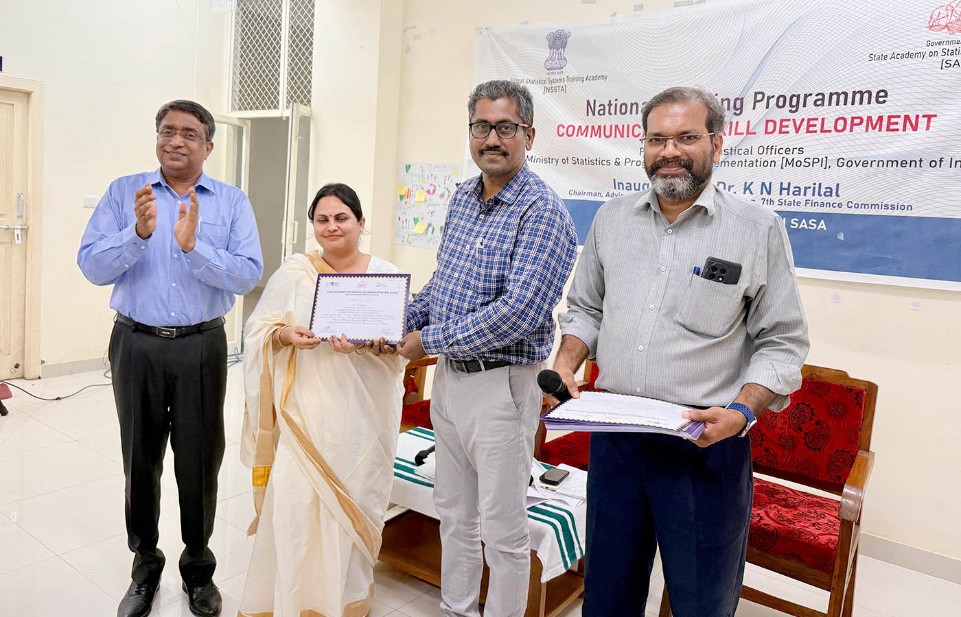 Valedictory function of training of SSOs held at SASA on 24-01-2025.