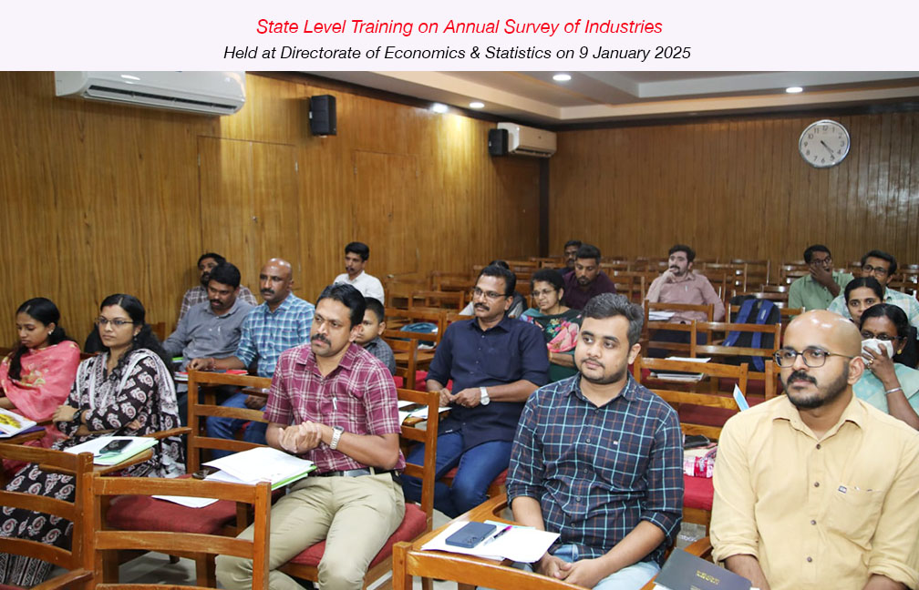 State level Training on ASI held at DES directorate on 9 Jan 2025.