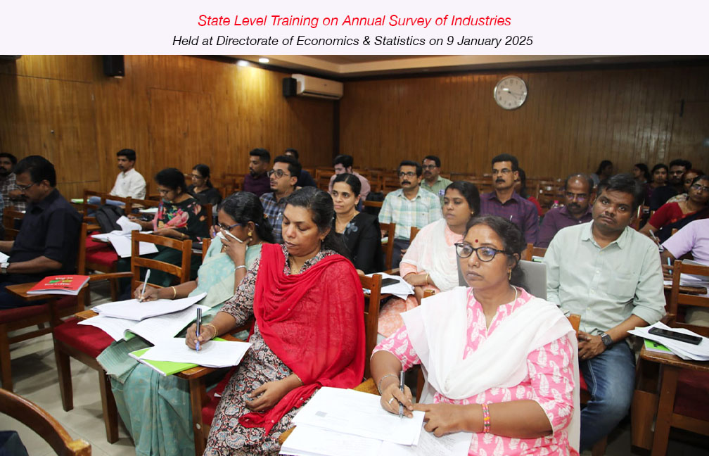 State level Training on ASI held at DES directorate on 9 Jan 2025.