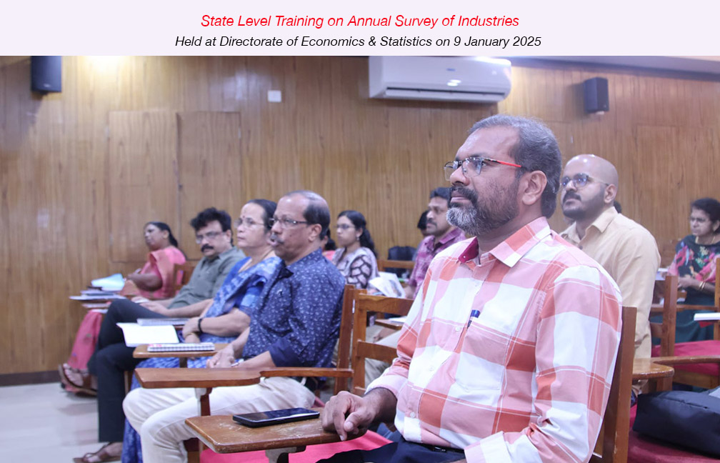 State level Training on ASI held at DES directorate on 9 Jan 2025.