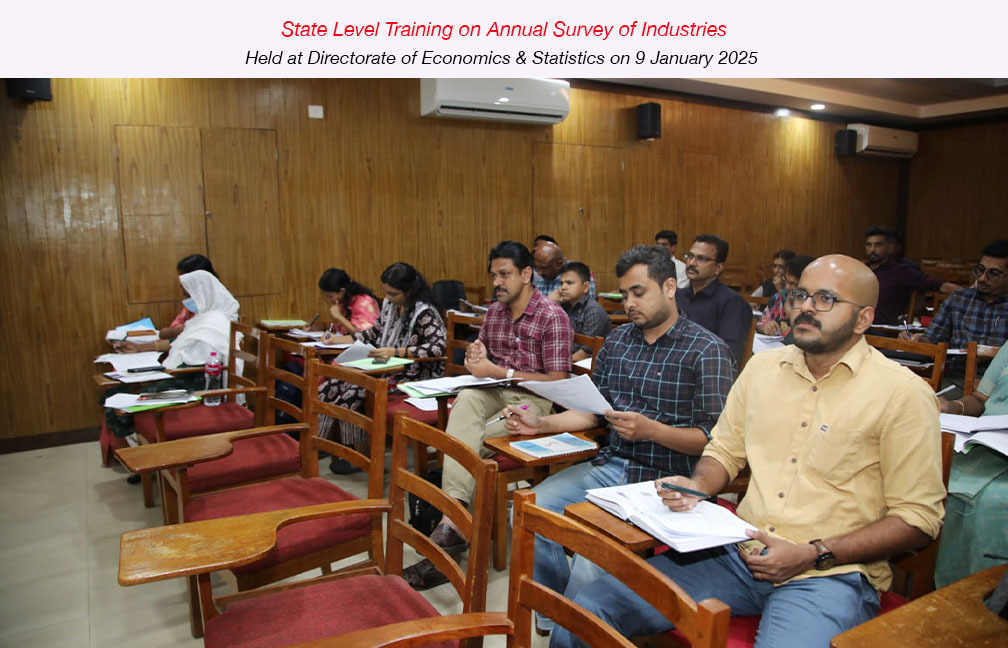 State level Training on ASI held at DES directorate on 9 Jan 2025.