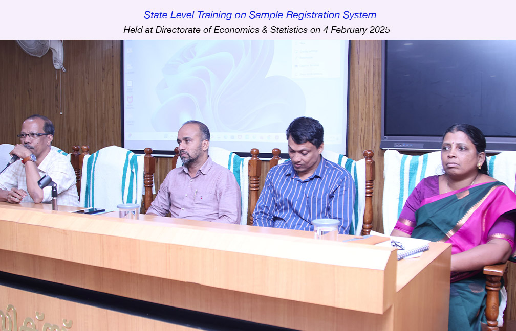 State level SRS Annual Training held at Directorate of DES on 4 Feb 2025.