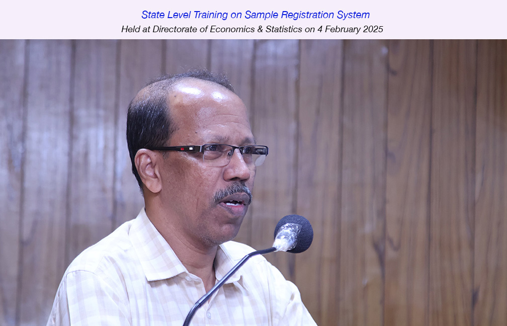 State level SRS Annual Training held at Directorate of DES on 4 Feb 2025.