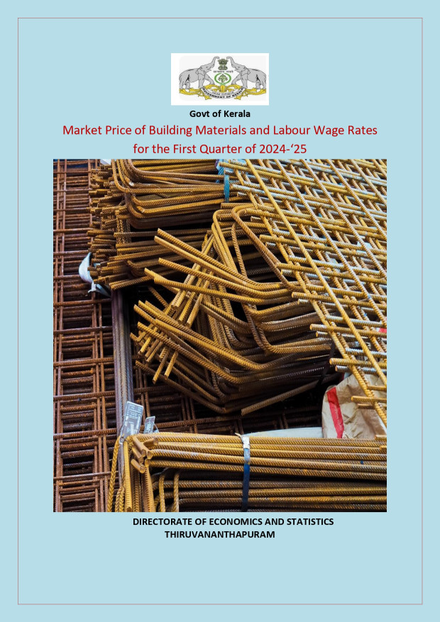 Market Price of Building Materials and Labour wage rates for 2024-25 First quarter