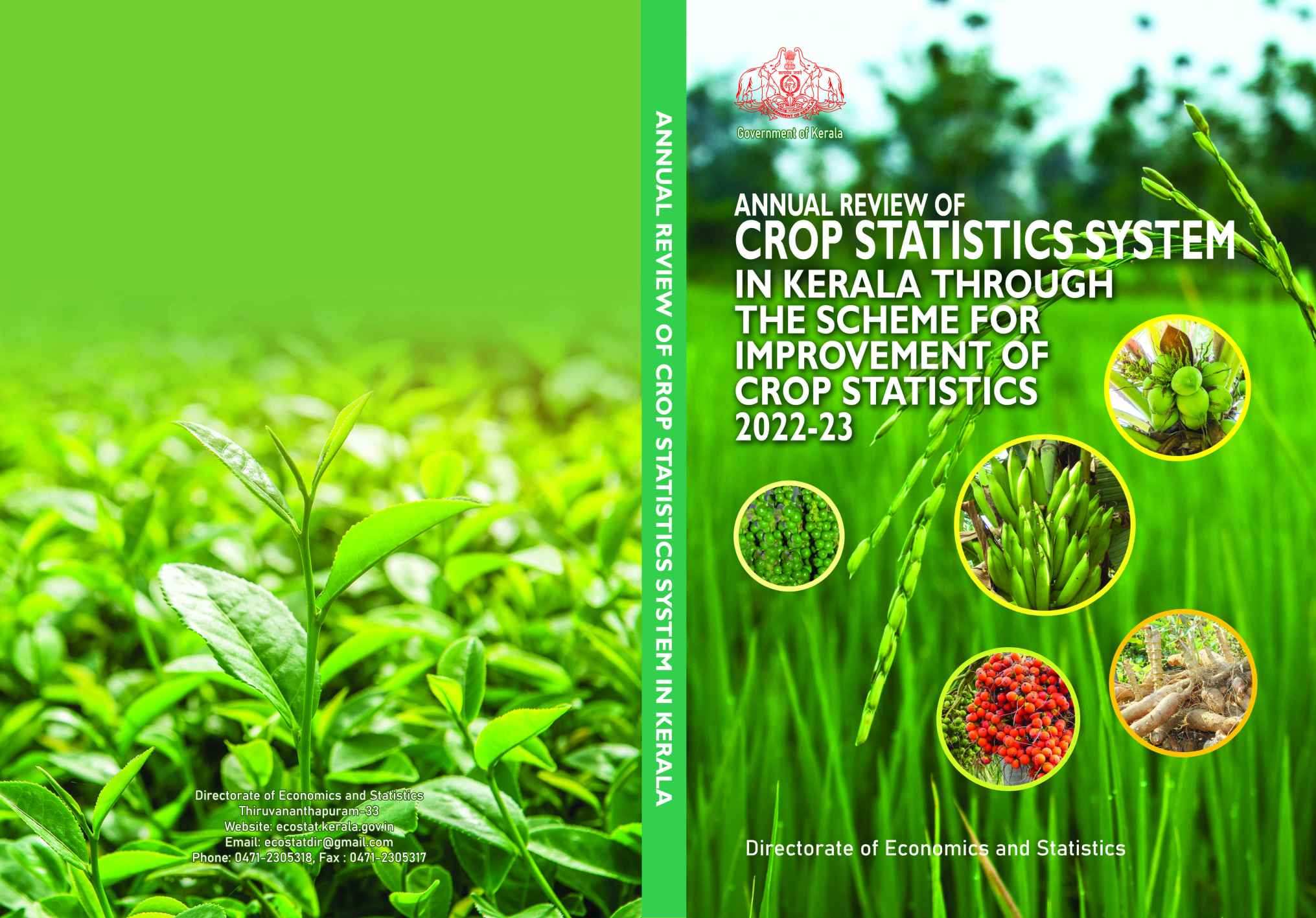 Annual Review of Crop Statistics System in Kerala Through the Scheme for Improvement of Crop Statistics 2022-23