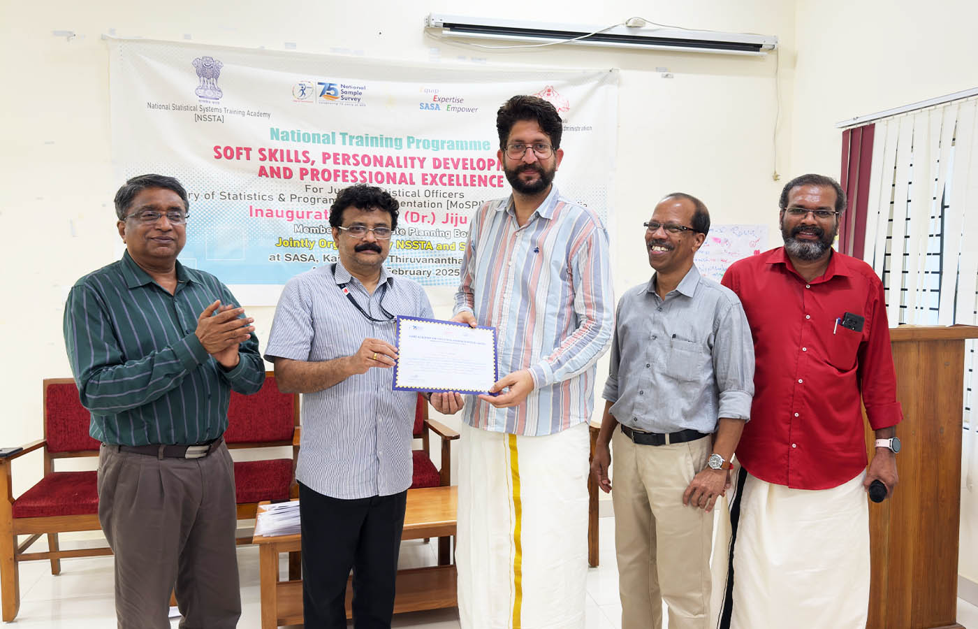 National training of JSO - certificate distribuition ceremoney held on 21-02-2024.