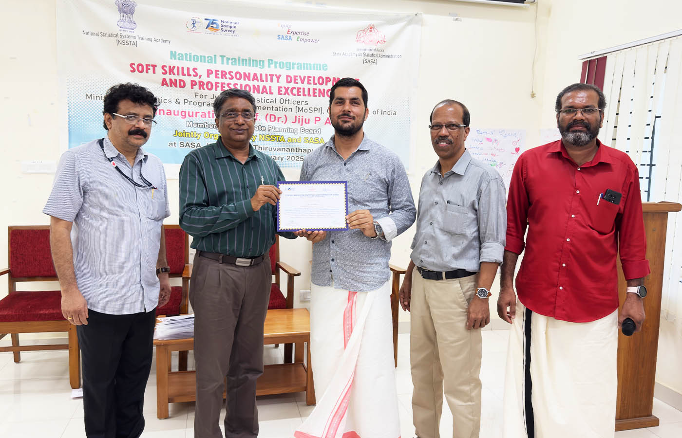 National training of JSO - certificate distribuition ceremoney held on 21-02-2024.