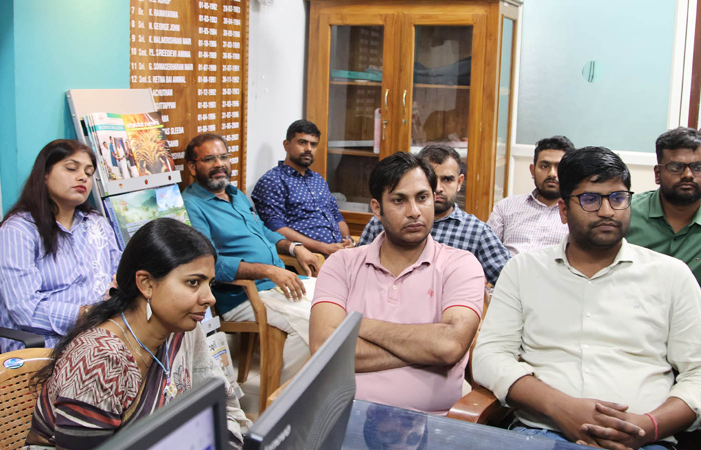 Visit of Junior Statistical Officers to the Directorate on 19-02-2025- interaction with the Director.