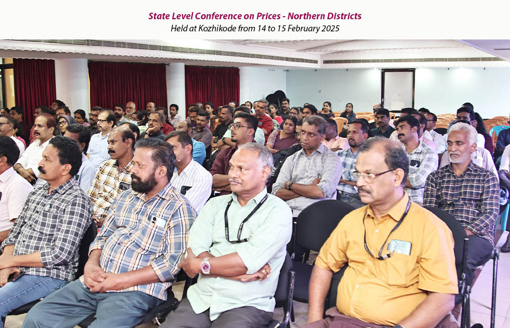 Northern regional training conference on Prices held at Kozhikode from 14 to 15 February 2025.