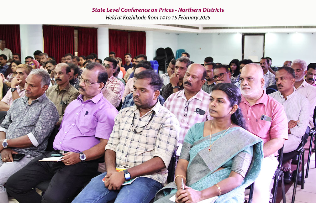 Northern regional training conference on Prices held at Kozhikode from 14 to 15 February 2025.