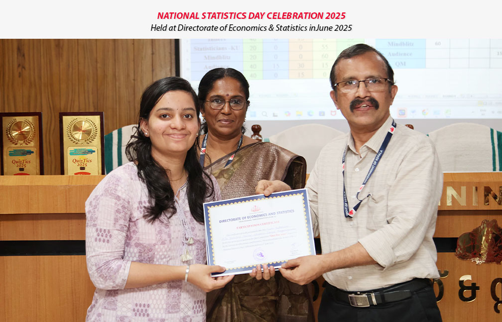 Quiz programme held in connection with the National Statistics Day celebration in June 2025