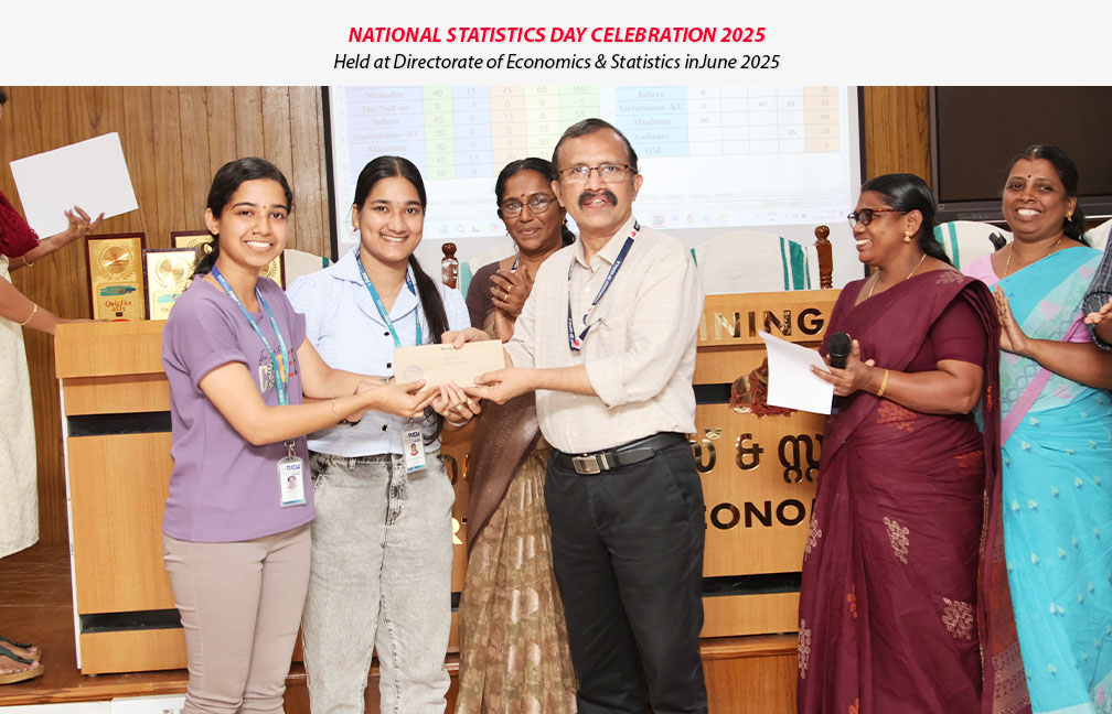 Quiz programme held in connection with the National Statistics Day celebration in June 2025