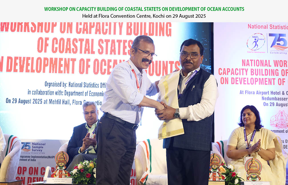 National Workshop on Ocean Accounts organised by MoSPI & DES Kerala at Kochi on 29-08-2025
