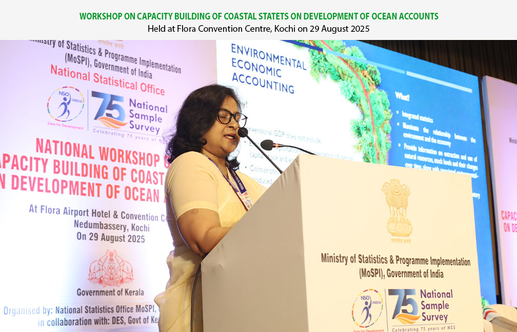 Technical session 2: By Smt. Anita Bhagel, DDG (SSD), MoSPI,, Delhi on "An overview of the SEEA and Ocean Accounting Frameworks- Indian initiatives"