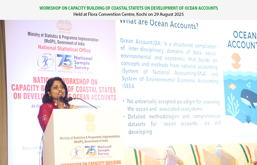 Technical session 3: By Dr. Aswathy N, Principal Scientist, FRAEED, CMFRI, Kochinon "Using Fisheries Data on Ocean Accounting"