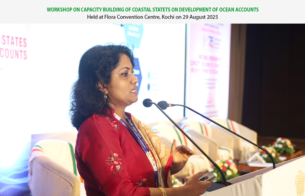 Technical session 3: By Dr. Aswathy N, Principal Scientist, FRAEED, CMFRI, Kochinon "Using Fisheries Data on Ocean Accounting"