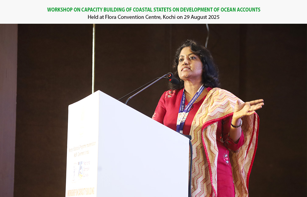 Technical session 3: By Dr. Aswathy N, Principal Scientist, FRAEED, CMFRI, Kochinon "Using Fisheries Data on Ocean Accounting"