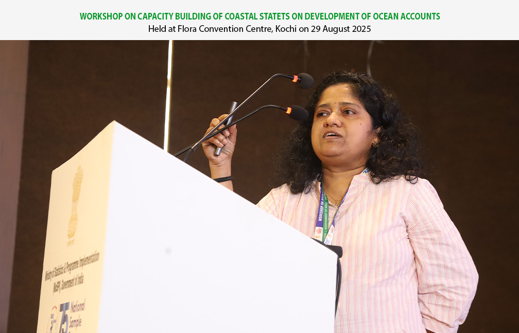 Technical Session 7: By Dr. Smitha B R, Scientist E, CMLRE Kochi on "Climate change and Ocean Accounting- assessing impact on Marine Living Resources"