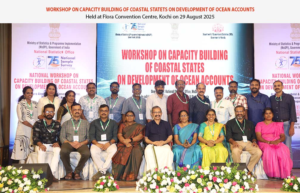 National Workshop on Ocean Accounts organised by MoSPI & DES Kerala at Kochi on 29-08-2025