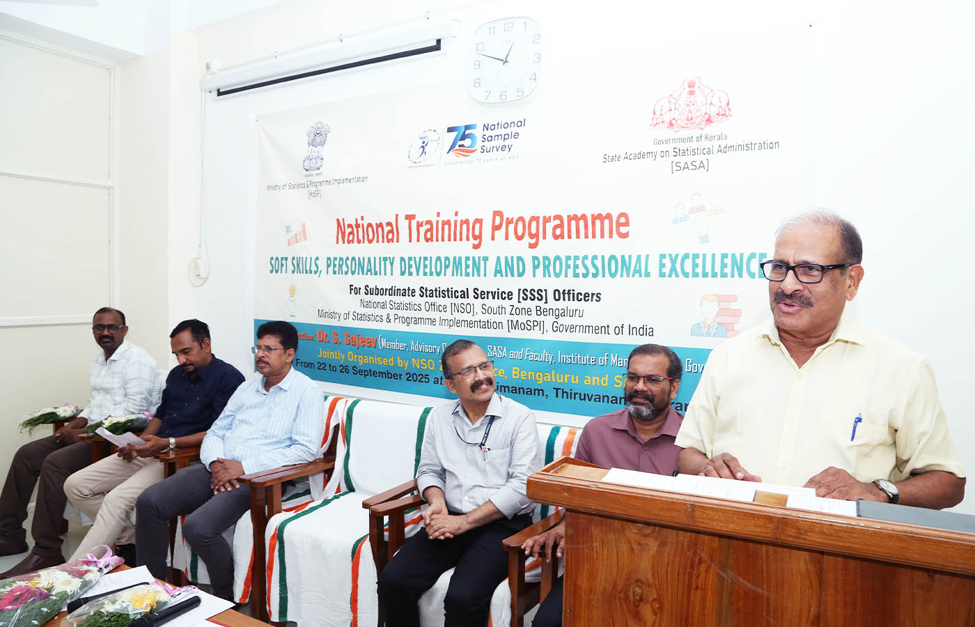 Training Programme on Soft Skills for Subordinate Statistical Service Officers held at SASA from 22 to 26 Sept 2025