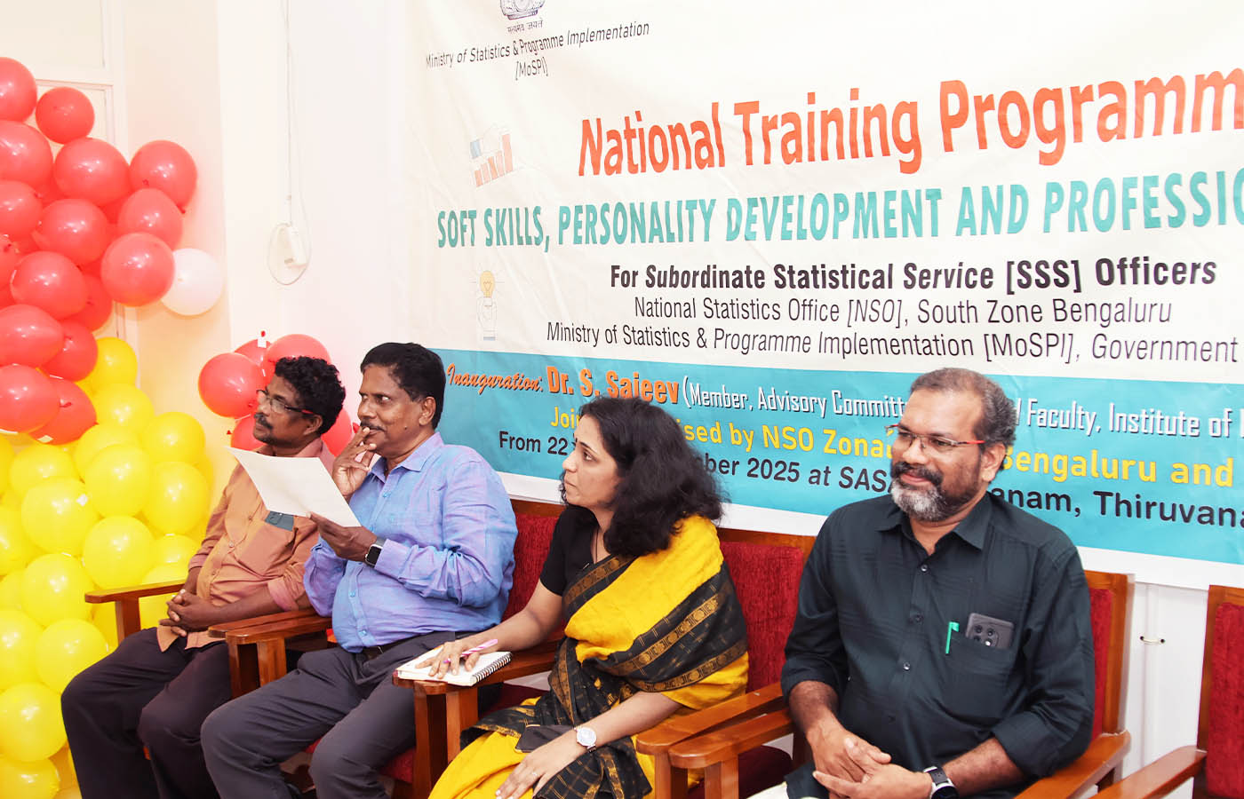 Training Programme on Soft Skills for Subordinate Statistical Service Officers held at SASA from 22 to 26 Sept 2025