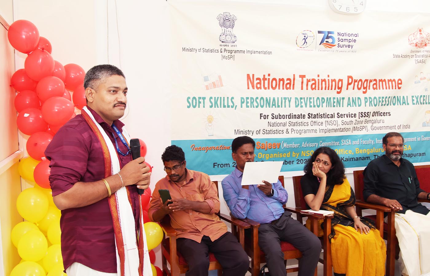 Training Programme on Soft Skills for Subordinate Statistical Service Officers held at SASA from 22 to 26 Sept 2025