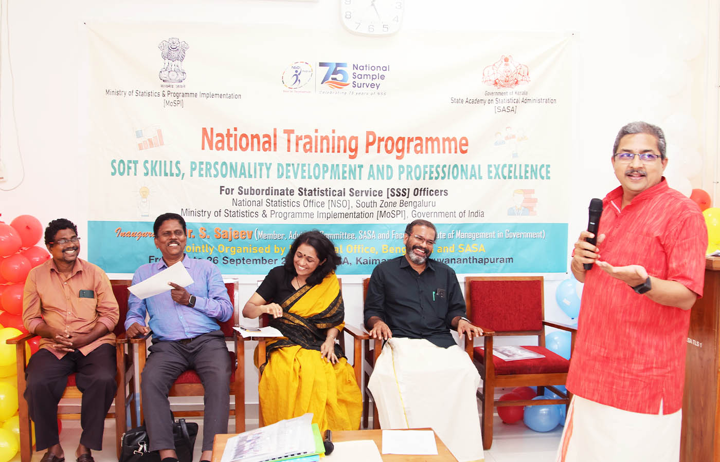 Training Programme on Soft Skills for Subordinate Statistical Service Officers held at SASA from 22 to 26 Sept 2025