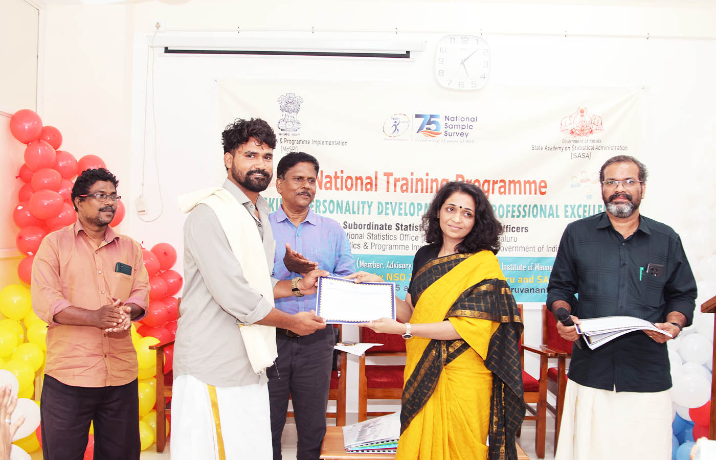 Sri. Subhash Raj, Junior Statistical Officer, NSO Sub Regional Office, Gulbarga, Karnataka.