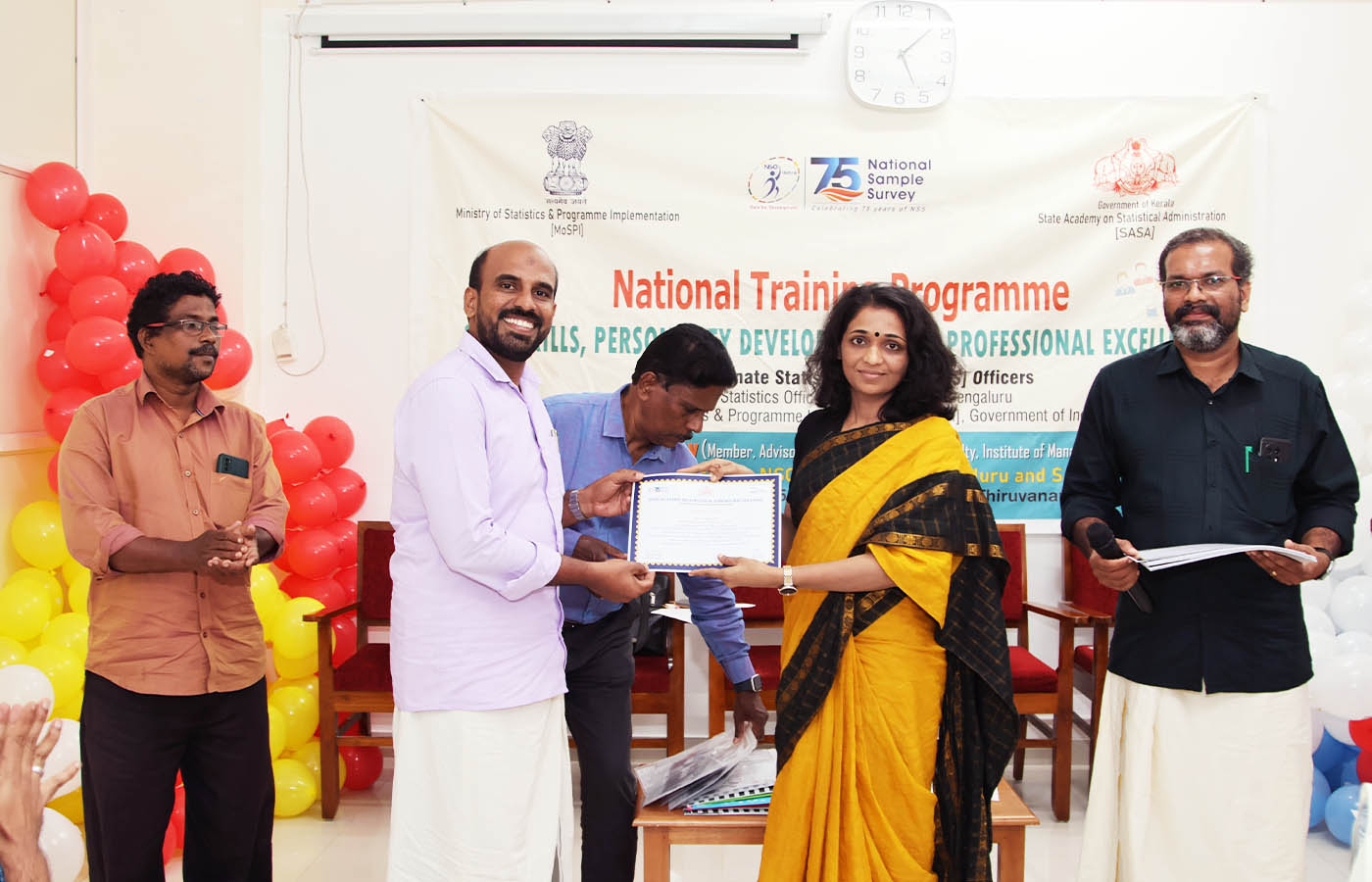 Sri. Shaheen A, Senior Statistical Officer, NSO Sub Regional Office, Thanjavur, Tamil Nadu.