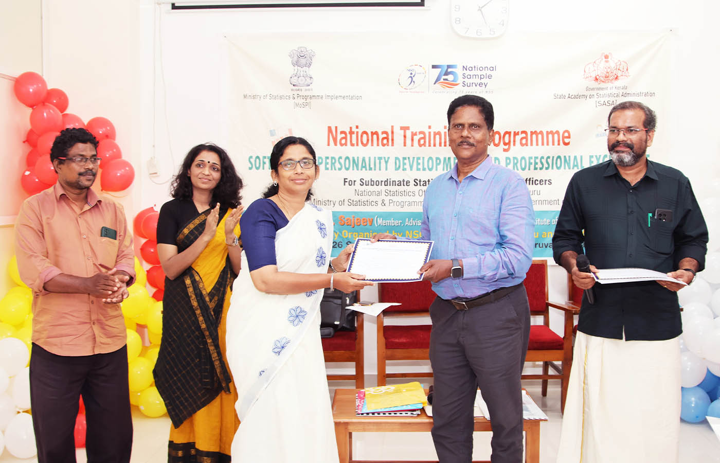 Smt. Rajila Beevi, Senior Statistical Officer, NSO Regional Office, Thiruvananthapuram, Kerala.