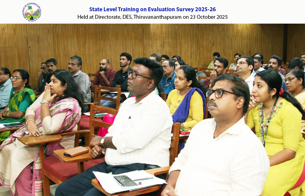 Refresher Training Programme on Evaluation Survey held at the Directorate on 23 Oct 2025.