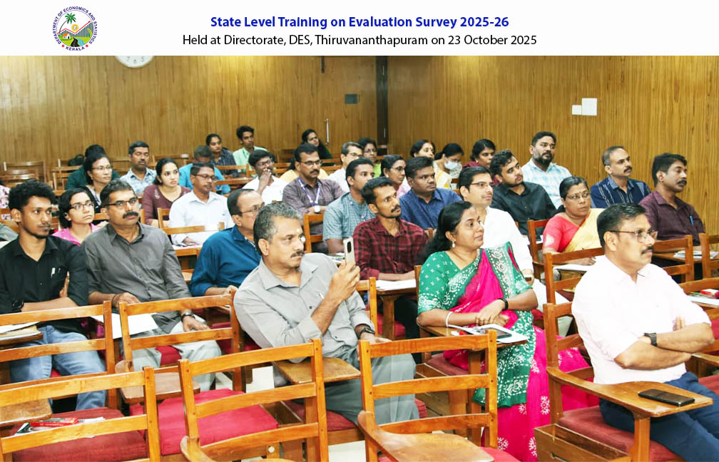 Refresher Training Programme on Evaluation Survey held at the Directorate on 23 Oct 2025.