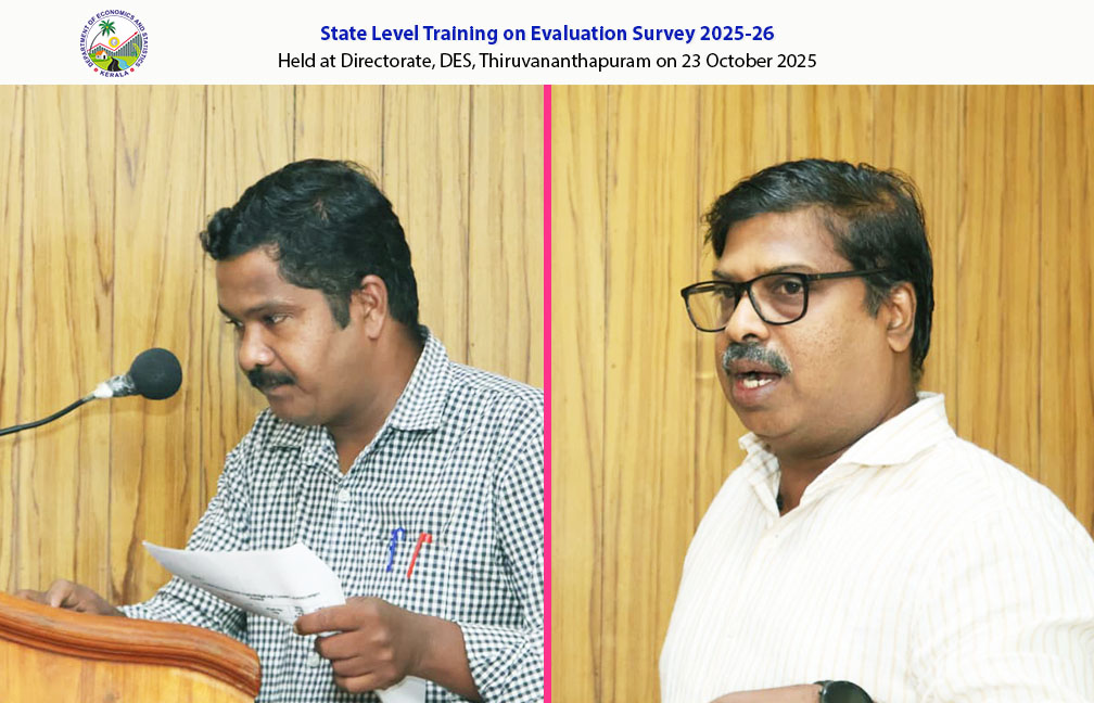 Refresher Training Programme on Evaluation Survey held at the Directorate on 23 Oct 2025.