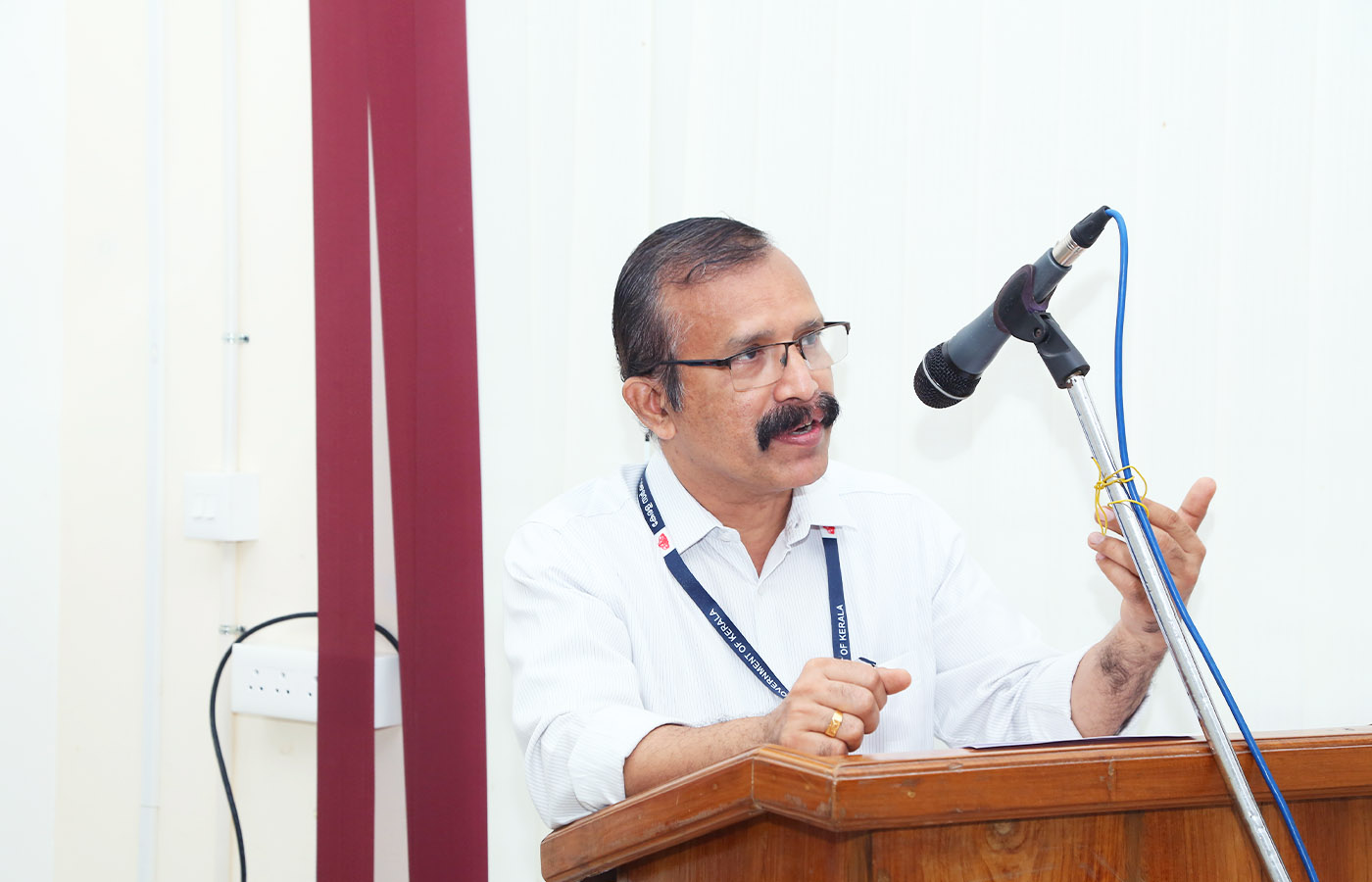 Inaugural session of Training for SSO of MoSPI held at SASA on 10 Nov 2025. Sri. Rajath G S, Director SASA delivers the presidential talk.