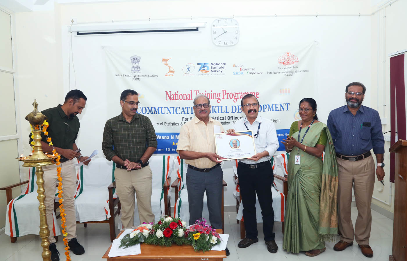 National Training on Communication Skill Deveopment for SSS cadre officers of MoSPI held at SASA from 10 to 14 Nov 2025.