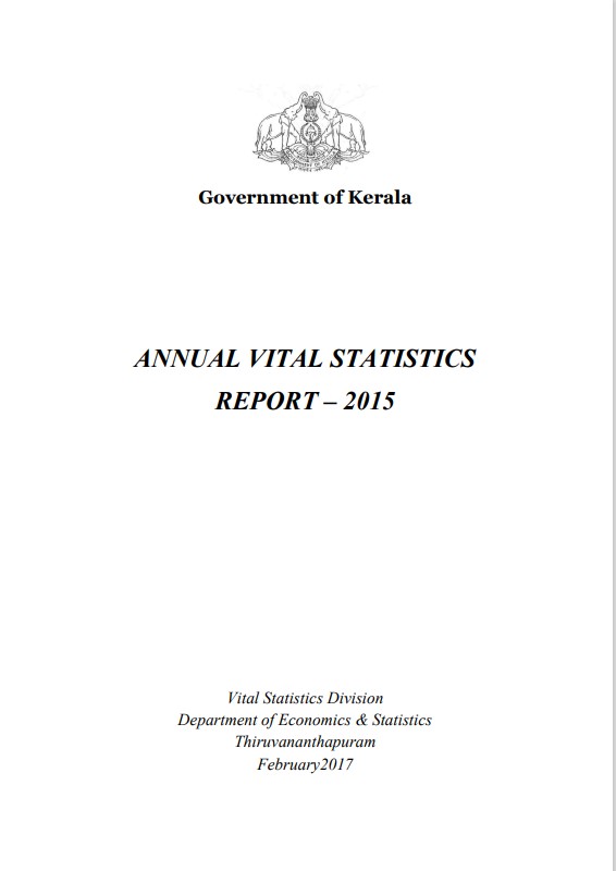 Annual Vital Statistics Report 2015