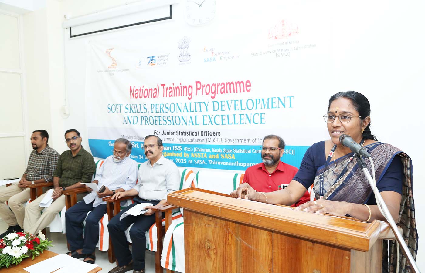 National Training on Soft Skills for JSO cadre officers of MoSPI held at SASA from 24 to 28 Nov 2025.