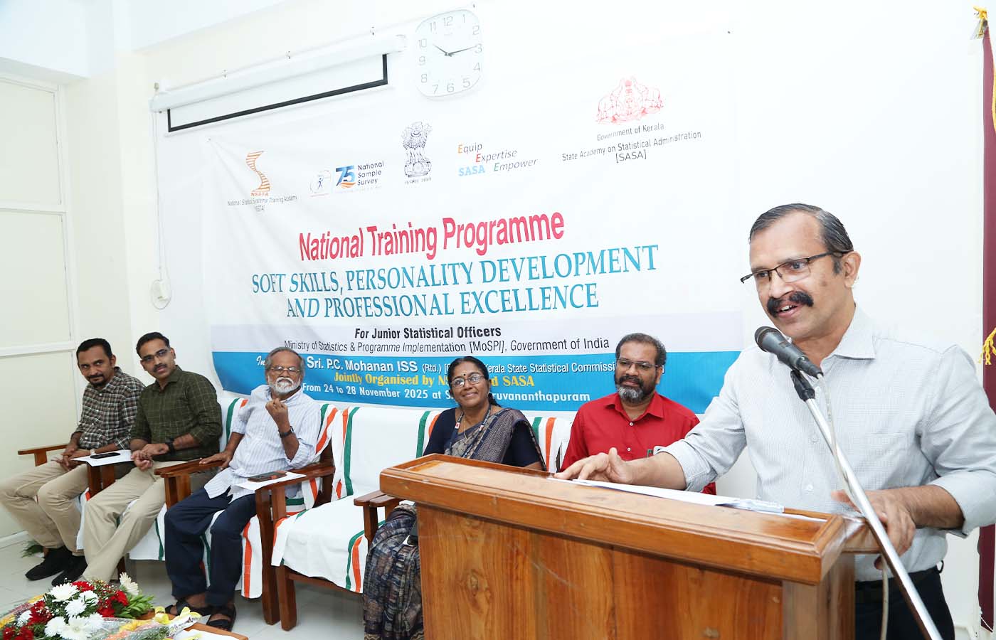 National Training on Soft Skills for JSO cadre officers of MoSPI held at SASA from 24 to 28 Nov 2025.